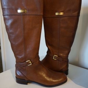 Coach Wide Brown Riding Boots
